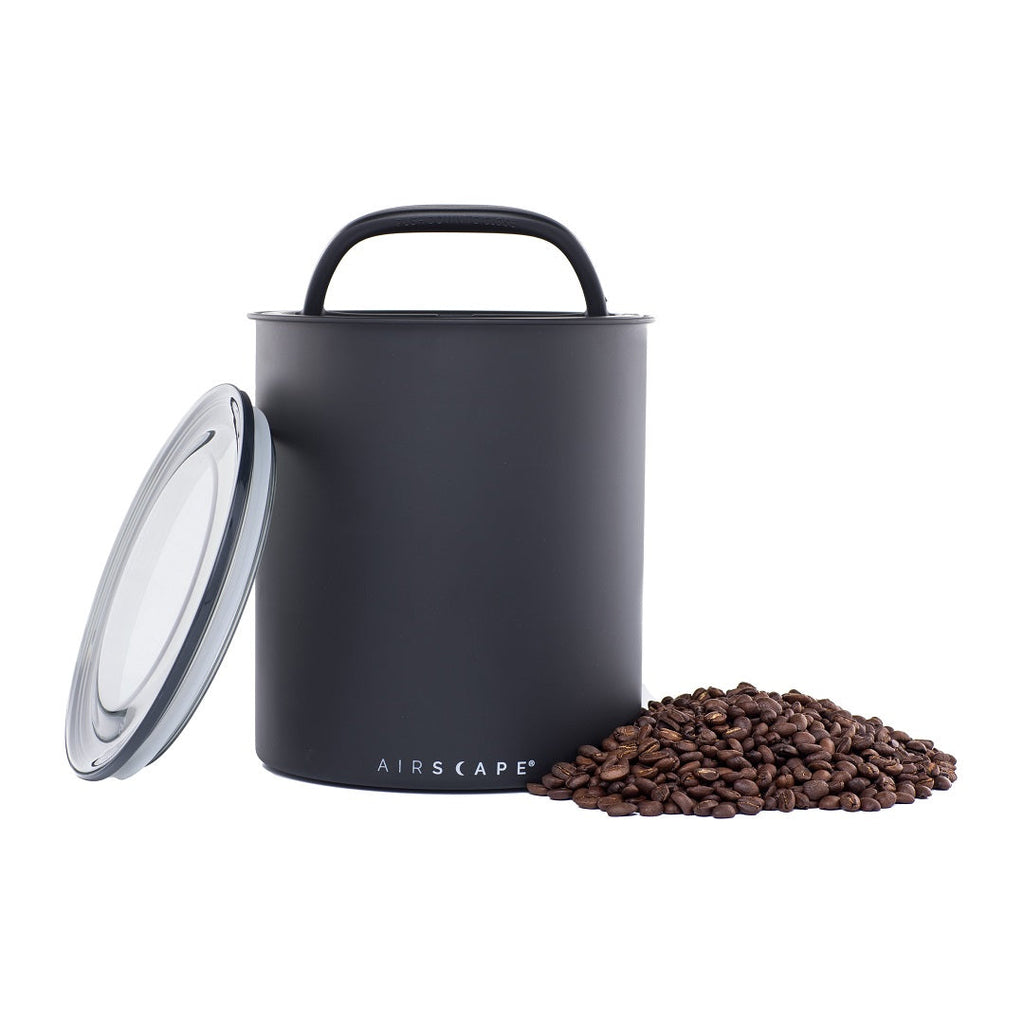 Planetary Design merchandise 2.2lbs Black Matte Black Kilo AirScape Coffee Canister (2.2lbs)
