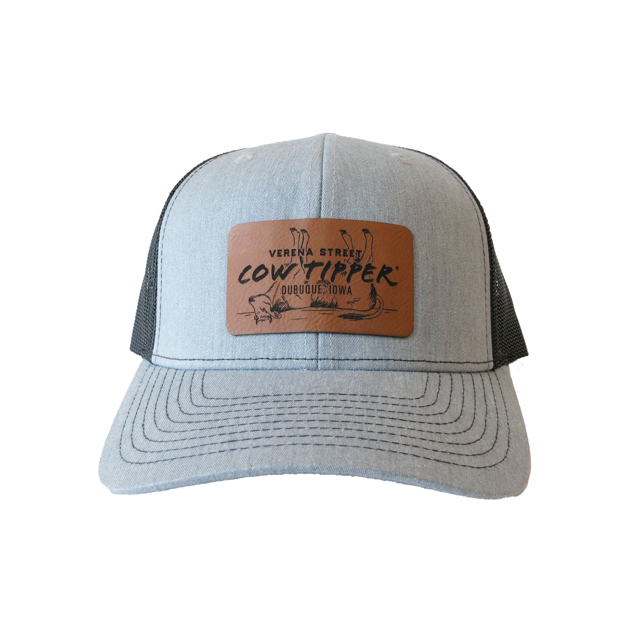 Other Merchandise Heather Grey / Black Cow Tipper® Hat, Richardson Snapback