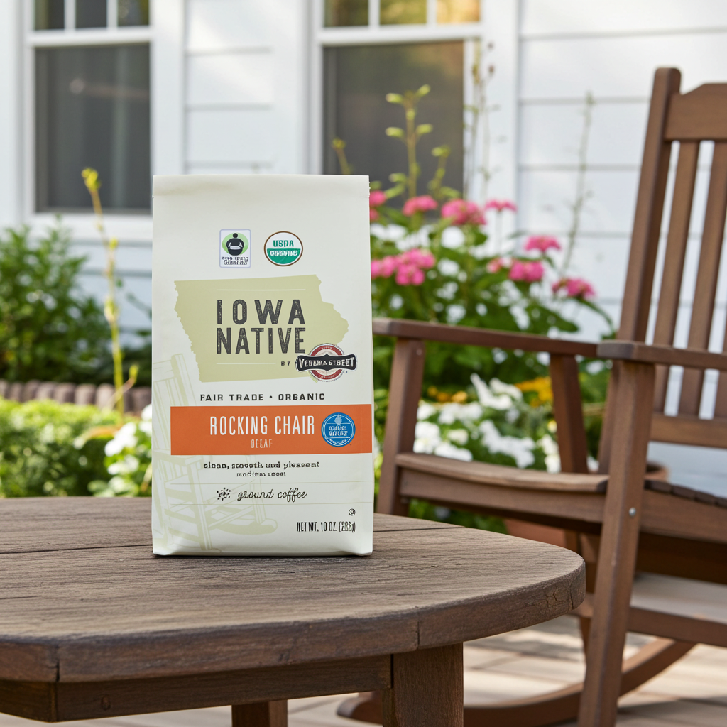 Rocking Chair - Swiss Water® Process Decaf - Fair Trade Organic ground coffee