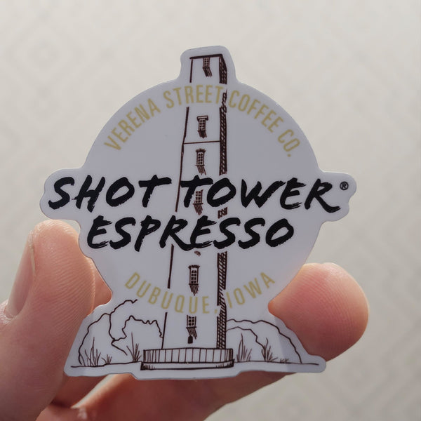 Other merchandise Shot Tower® Espresso 2.4"x2.5" sticker Shot Tower® Espresso Sticker