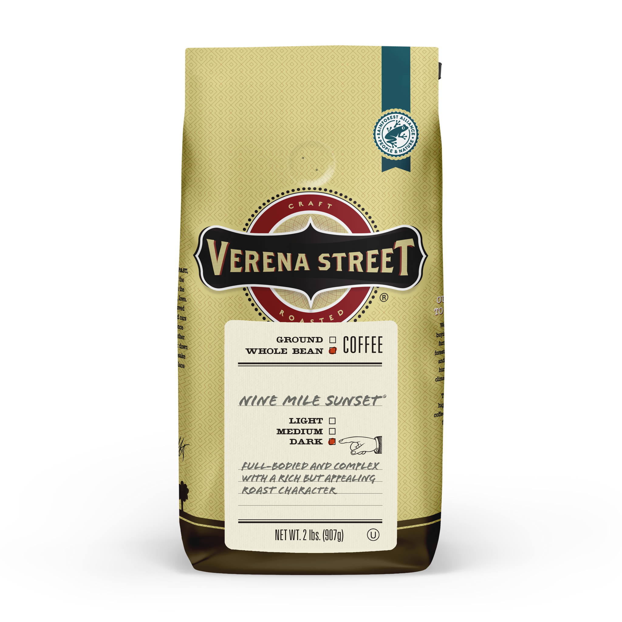 Nine Mile Sunset® whole bean coffee - Verena Street Coffee