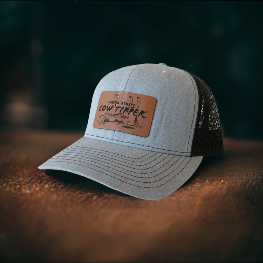 Other Merchandise Heather Grey / Black Cow Tipper® Hat, Richardson Snapback
