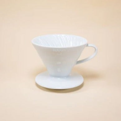 Hario V60 Ceramic Coffee Dripper, 02 White