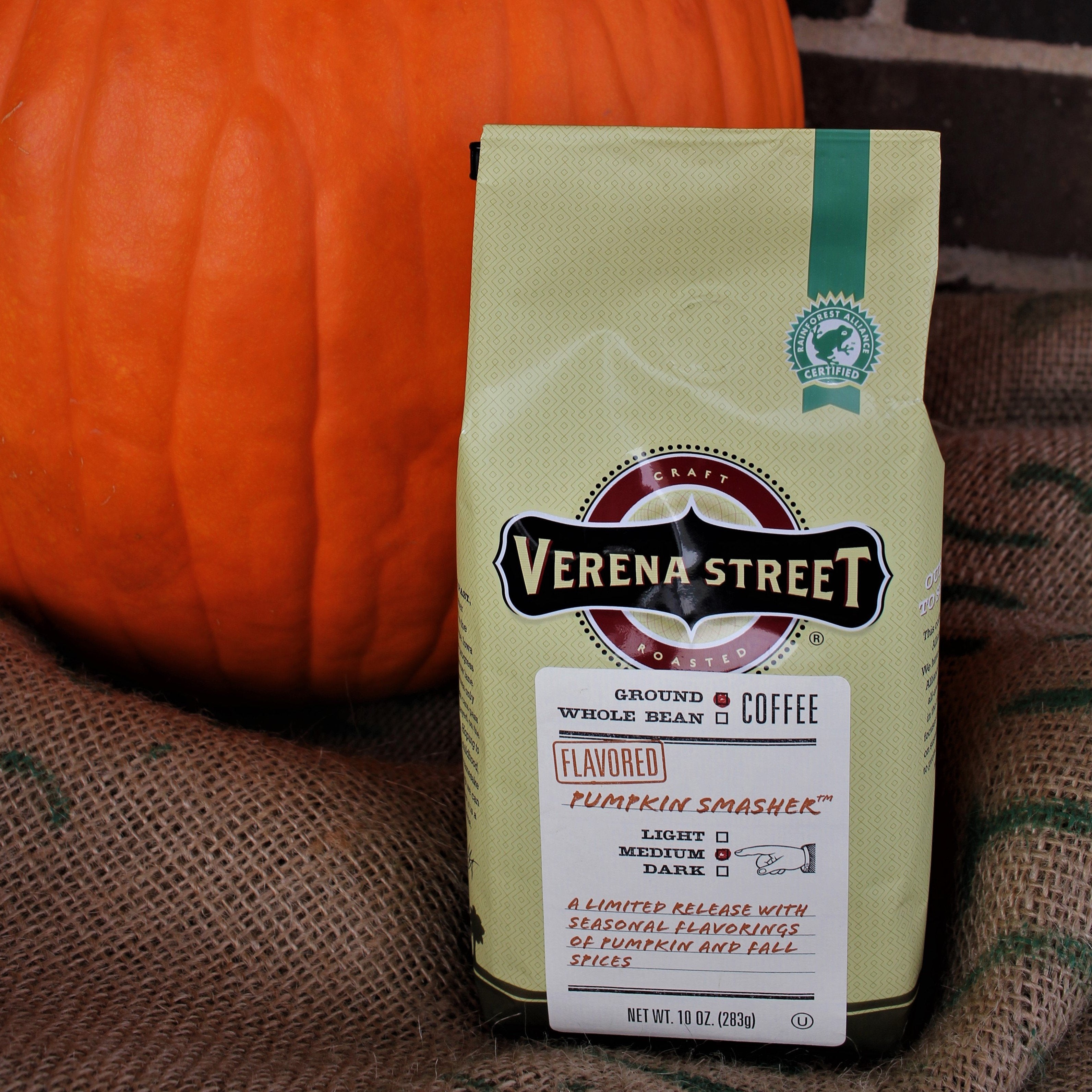 Verena Street Coffee Co. Coffee 10oz ground Pumpkin Smasher 10oz ground coffee (seasonal release)
