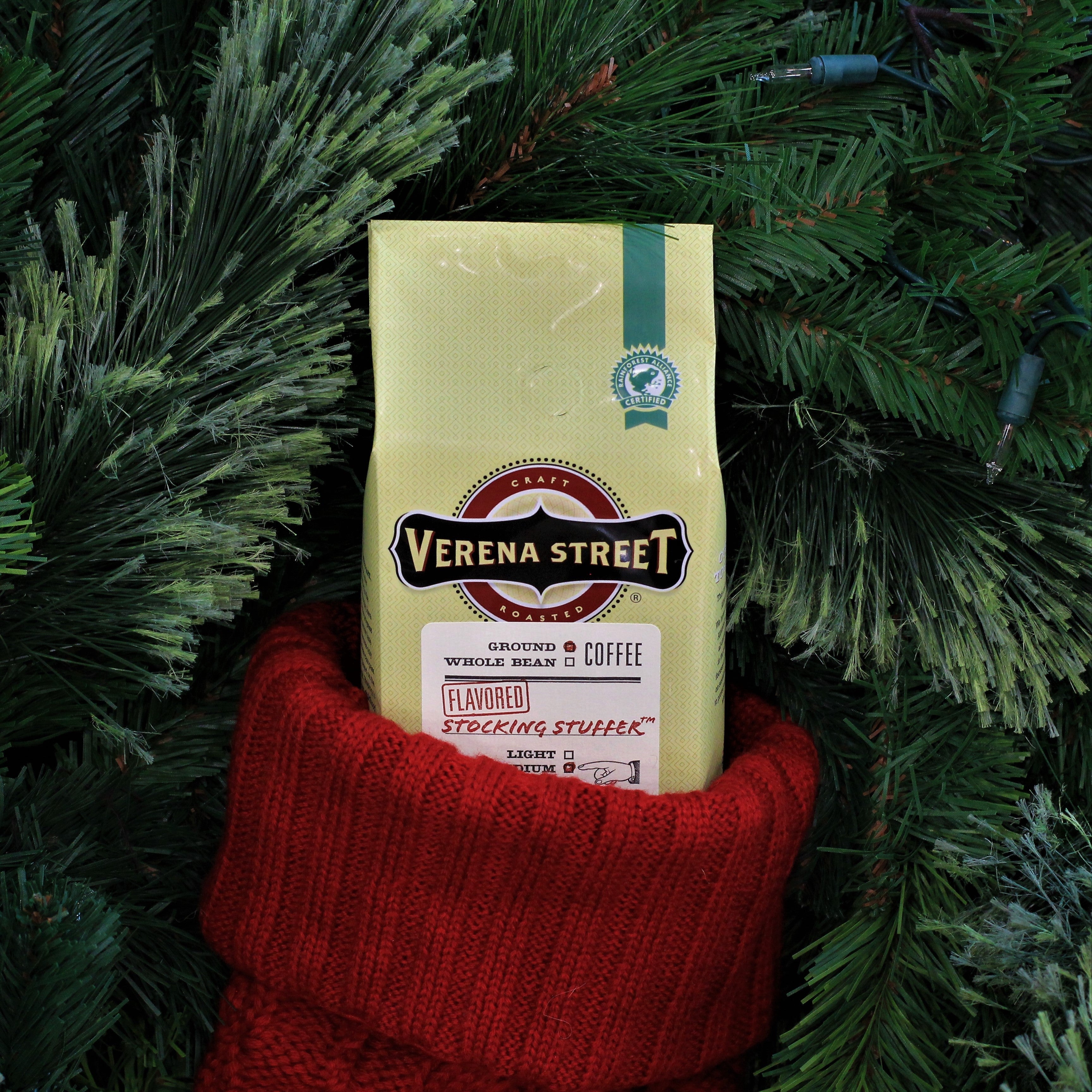 Verena Street Coffee Co. Coffee Stocking Stuffer 10oz ground coffee (seasonal release)