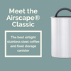 Planetary Design merchandise Stainless Steel AirScape Coffee Canister (1lb)