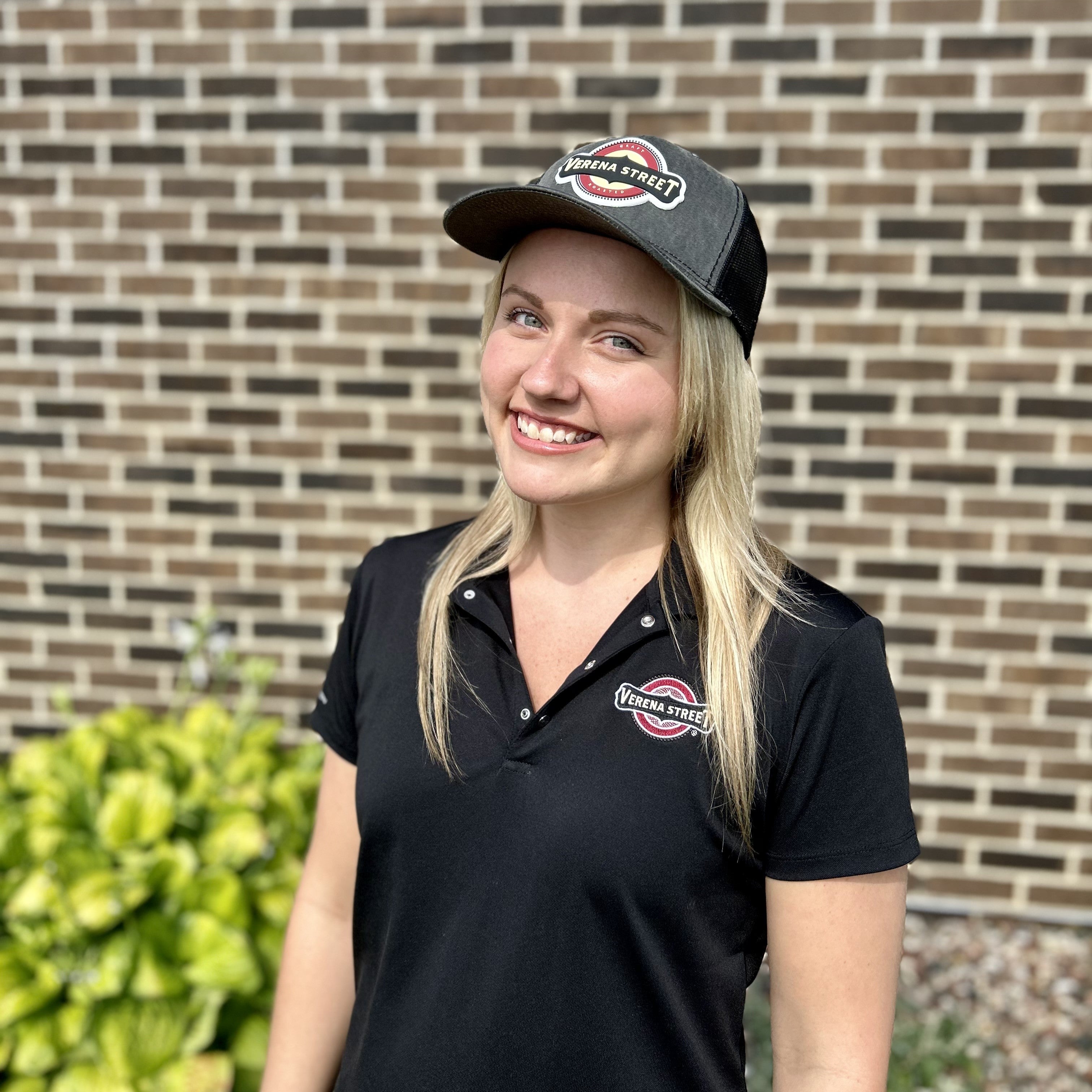 Verena Street® PVC Logo Trucker Hat, Charcoal Richardson 112WF Snapback