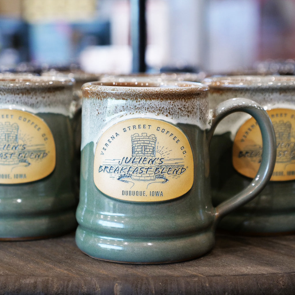 Julien's Breakfast Blend® Ramsey Style 14oz+ Mug - Verena Street Coffee Co.