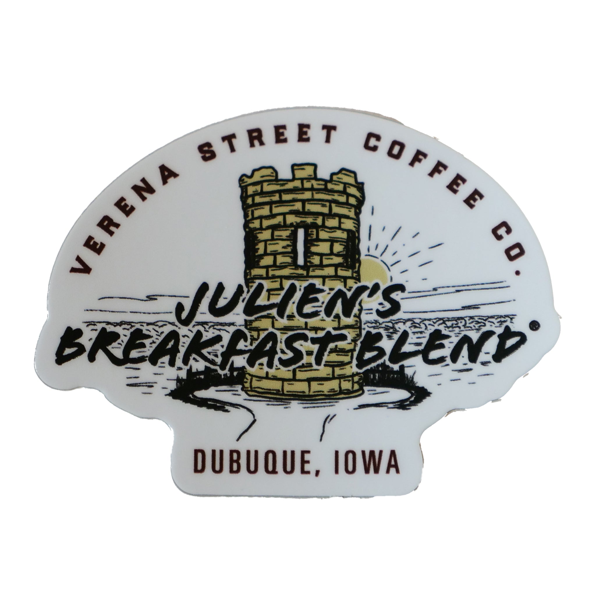 Other merchandise Julien's Breakfast Blend® 2.7" x 2" Sticker Julien's Breakfast Blend® Sticker