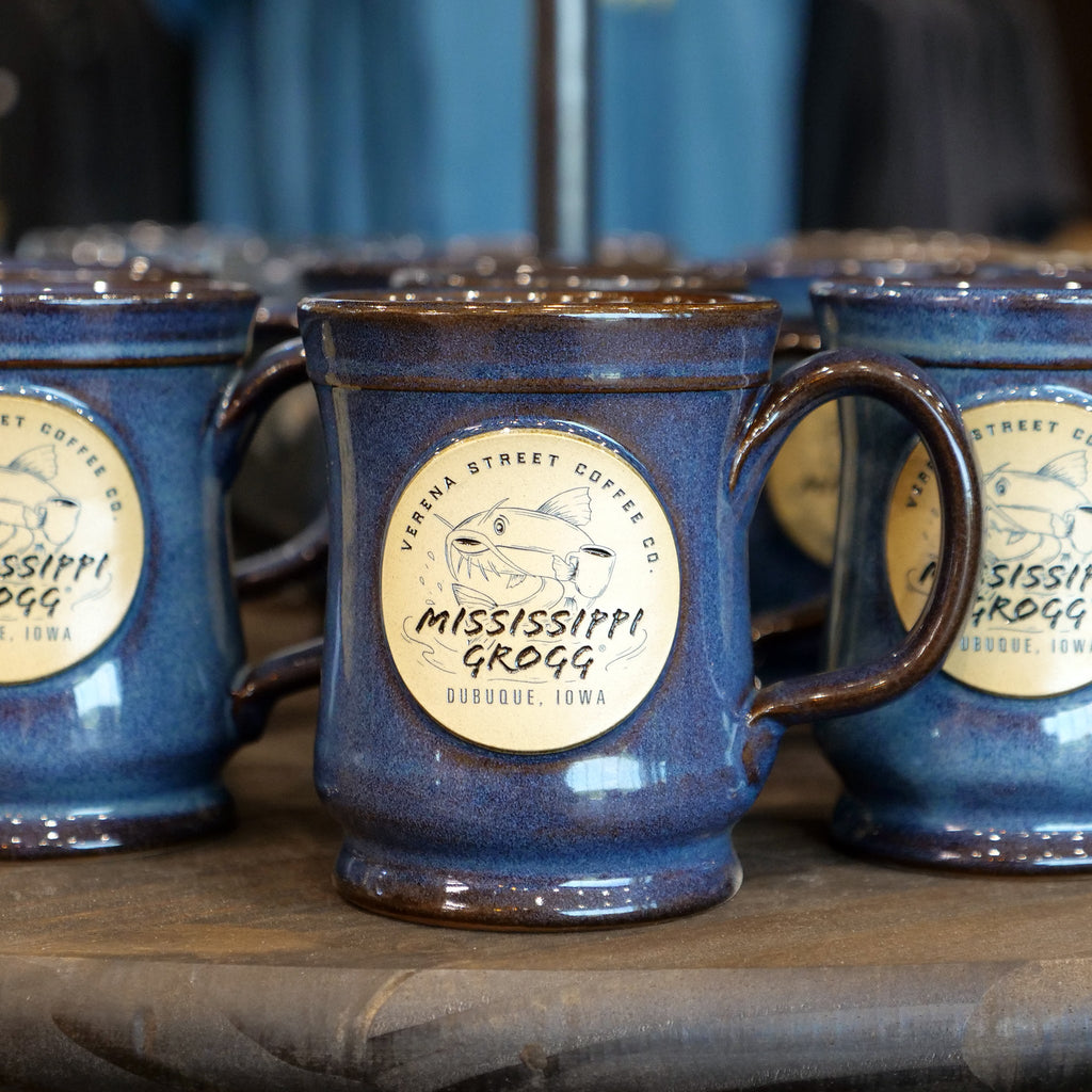 Deneen Pottery Merchandise Denim Mississippi Grogg® Pepin Style 12-14oz Mug