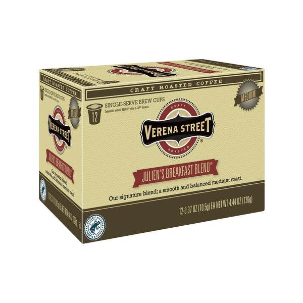 Julien's Breakfast Blend® brew cups