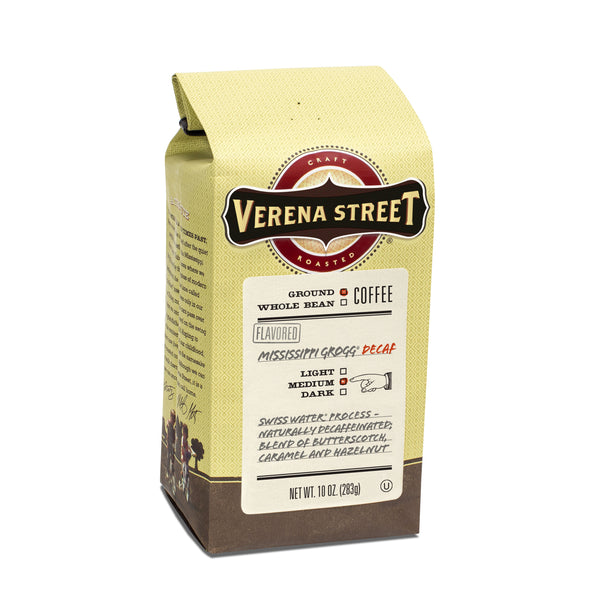 Mississippi Grogg® Swiss Water® Process Decaf ground coffee