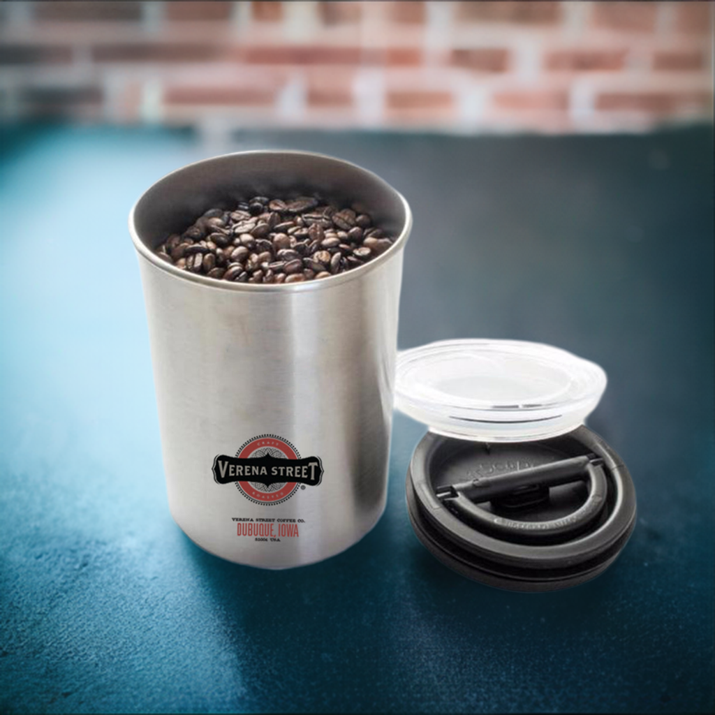 Planetary Design merchandise Stainless Steel AirScape Coffee Canister (1lb)