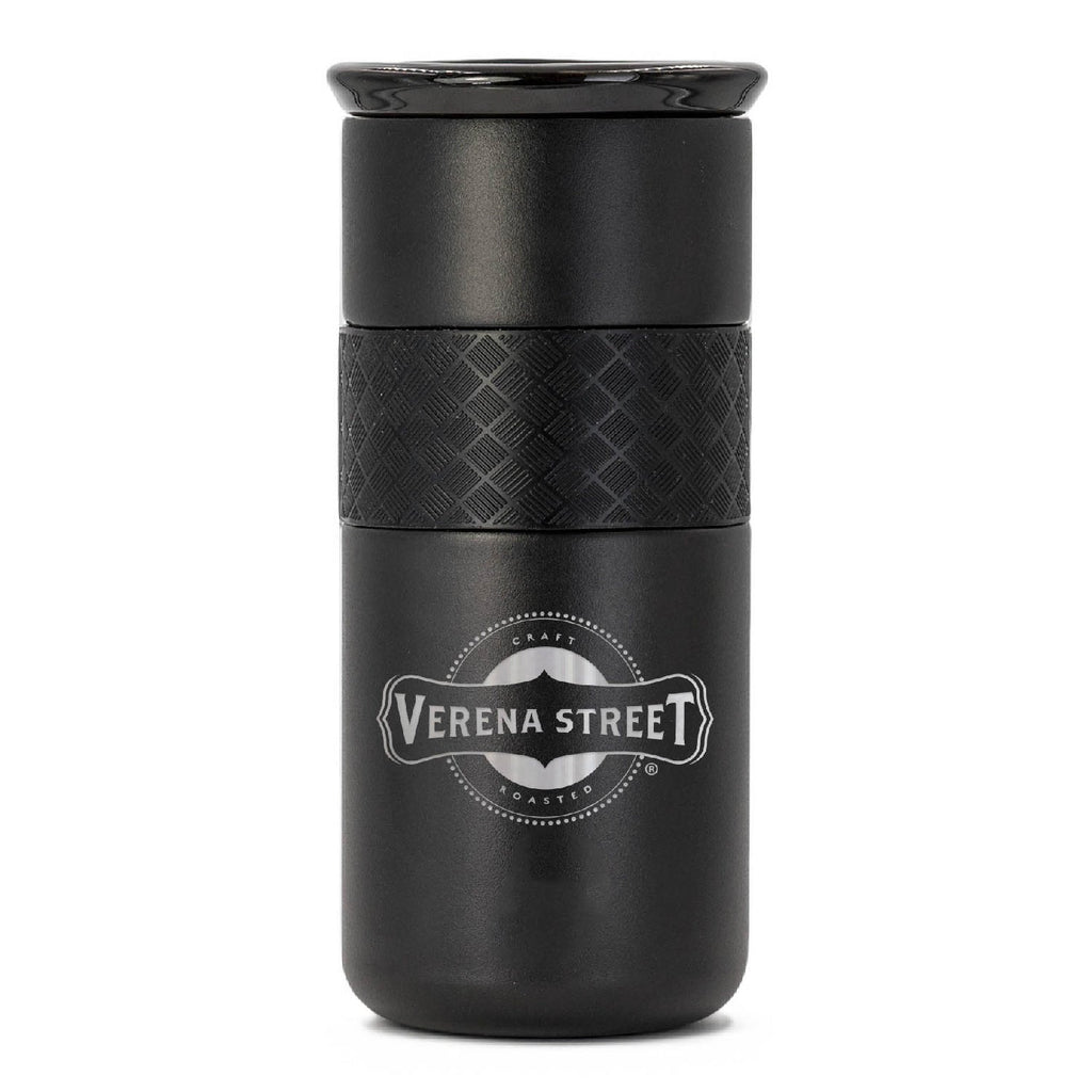 16 oz Matte Black Thermos Vacuum Insulated Flask - Keeps Hot & Cold Drinks  Fresh