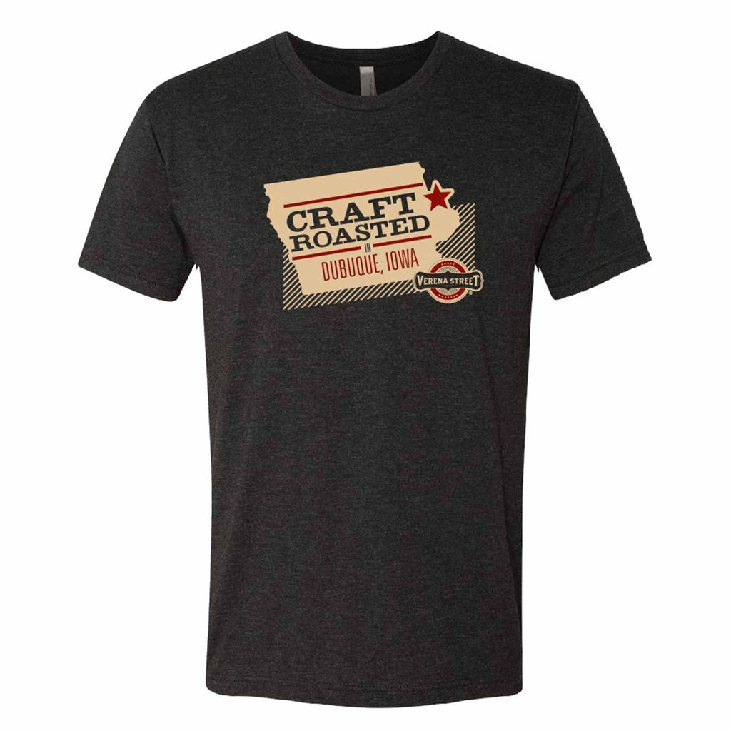 Short Sleeve Next Level Logo T-shirt Vintage Black - Verena Street Coffee Co.
