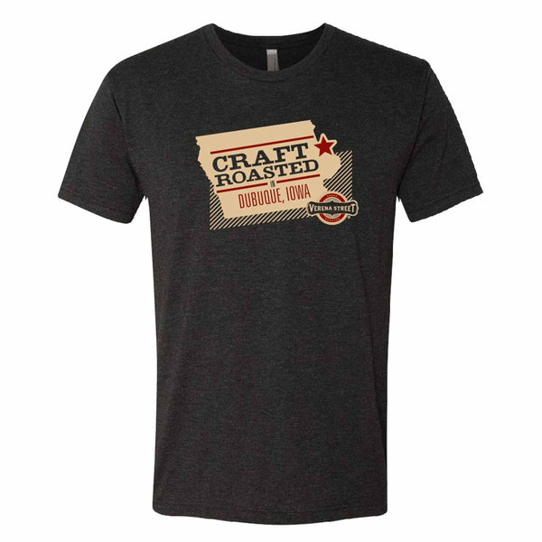 Short Sleeve Next Level Logo T-shirt Vintage Black - Verena Street Coffee Co.