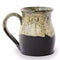 Deneen Pottery merchandise Black w/ Dijon White Glaze 14oz + Tall Belly Pottery Mug, Black + Dijon Glaze