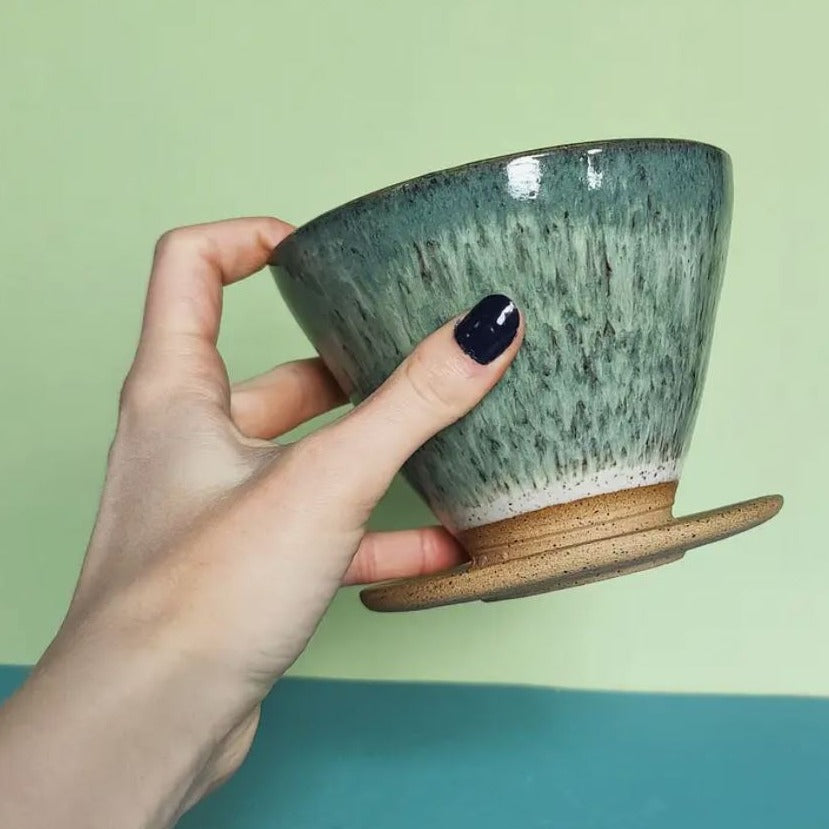 Spanish Moss Osso Ceramics Pour Over