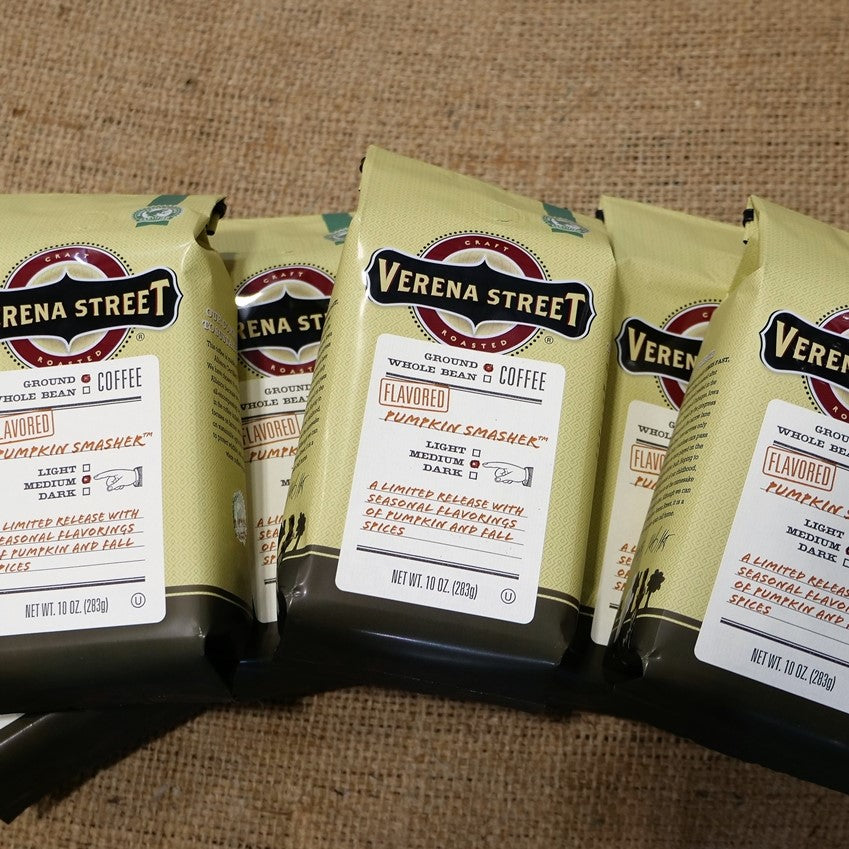 Pumpkin Smasher 10oz ground coffee (seasonal release) - Verena Street Coffee Co.
