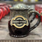Deneen Pottery merchandise Black w/ Dijon White Glaze 14oz + Tall Belly Pottery Mug, Black + Dijon Glaze