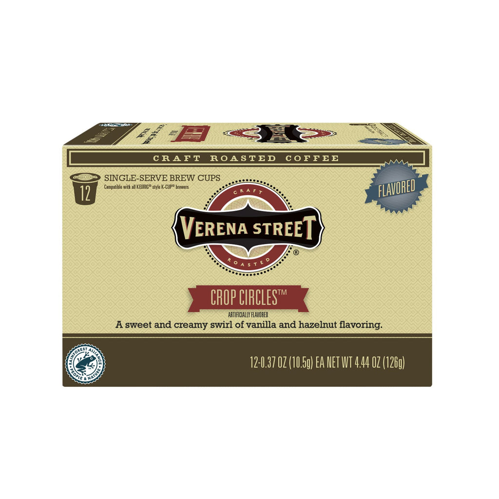 Verena Street Coffee Co. Coffee Crop Circles™ brew cups