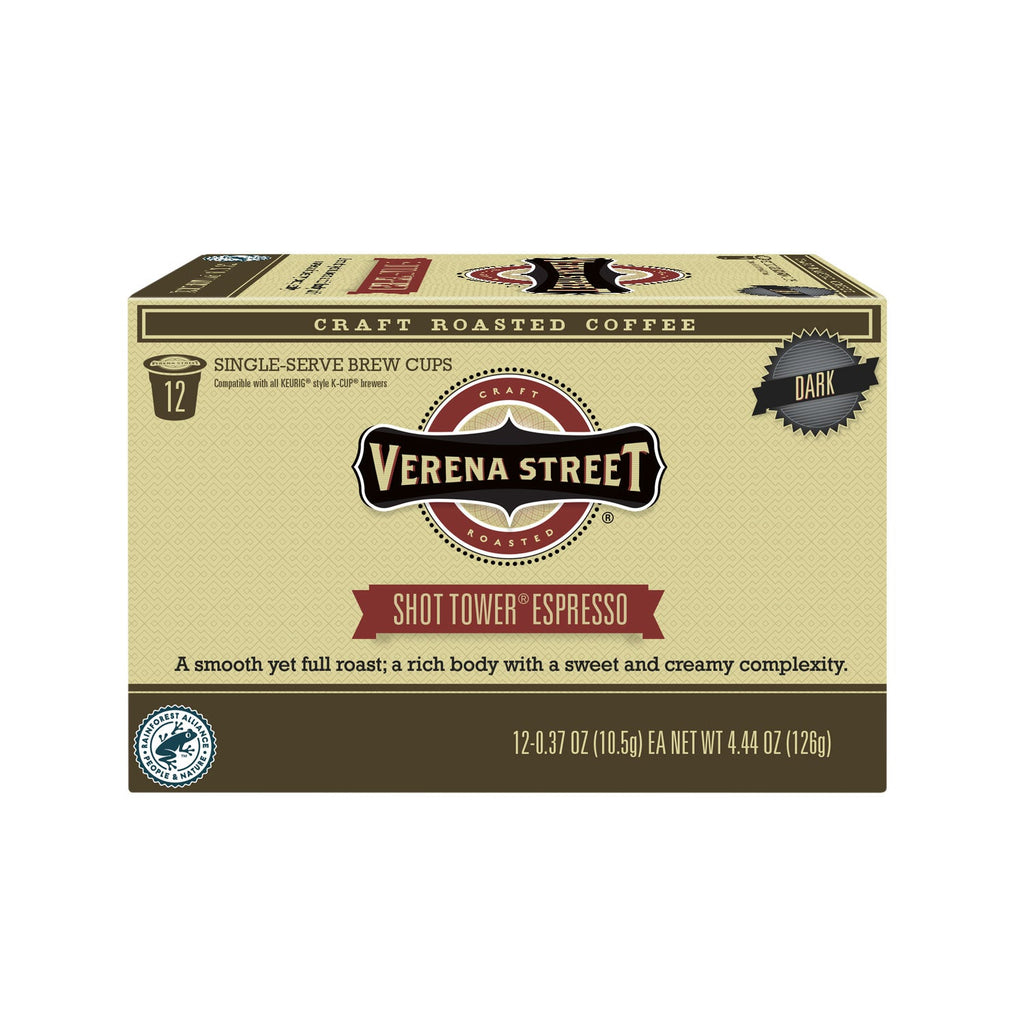 Verena Street Coffee Co. Coffee Shot Tower® Espresso brew cups