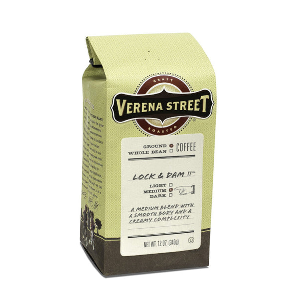 Verena Street Coffee Co. Coffee 12oz ground Lock & Dam #11™ ground