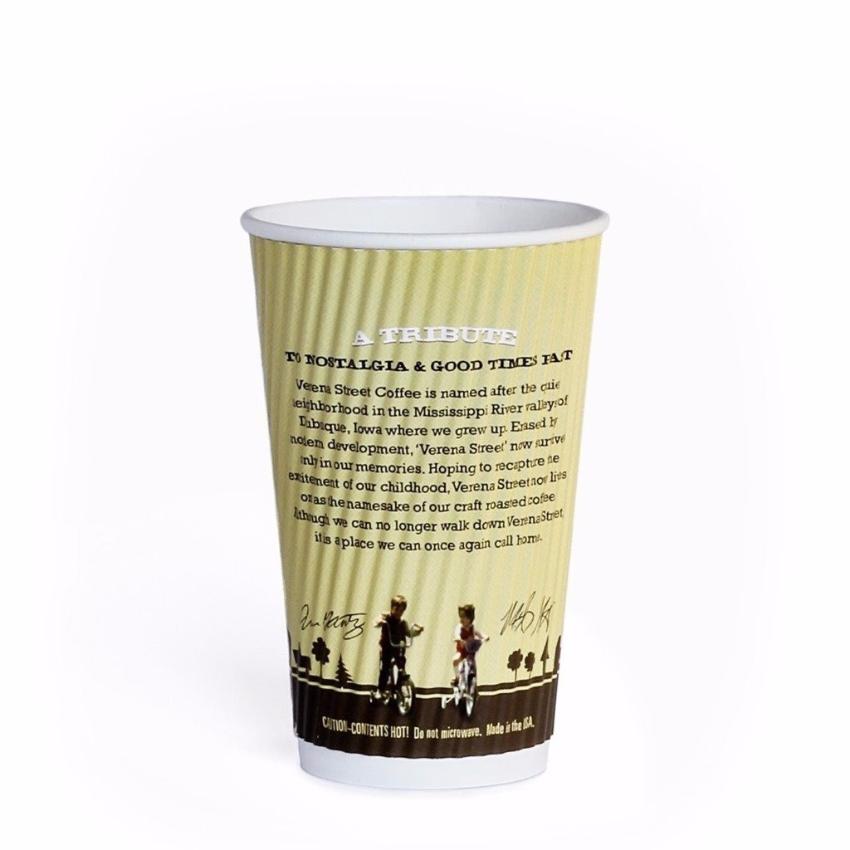 Verena Street Coffee Co. Wholesale Insulated Paper Cup (500ct)