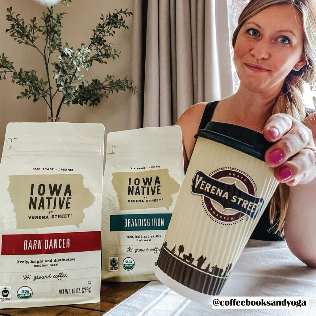 Iowa Native Fair Trade Organic Coffee 10oz ground Barn Dancer - Fair Trade Organic ground coffee