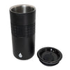 Black elemental Tumbler_lid off