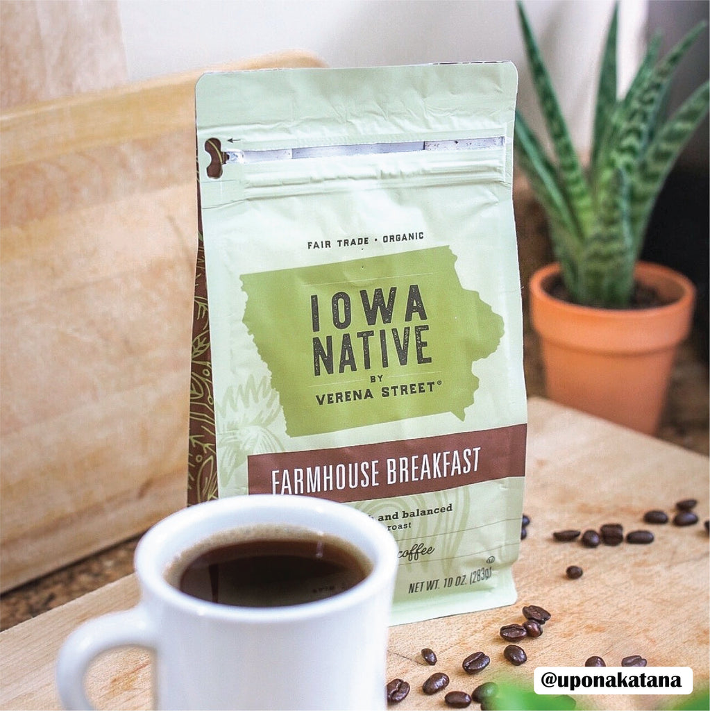 Iowa Native Fair Trade Organic Coffee Farmhouse Breakfast - Fair Trade Organic coffee